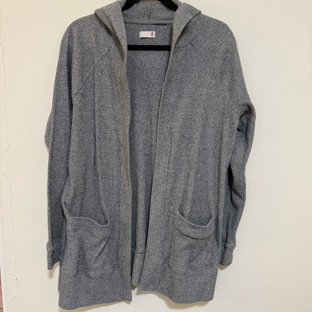 SO Gray Women's Cardigan Sweater